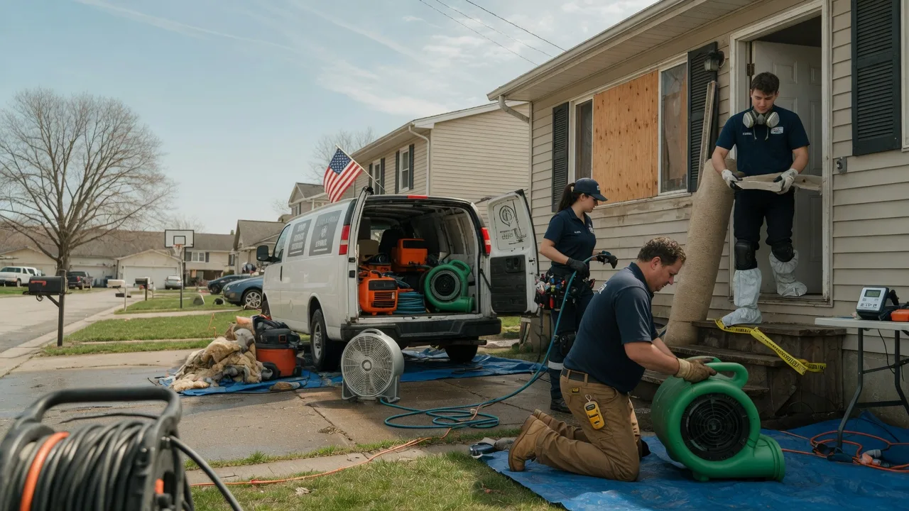 Water Damage Restoration in Lecompton, KS near me